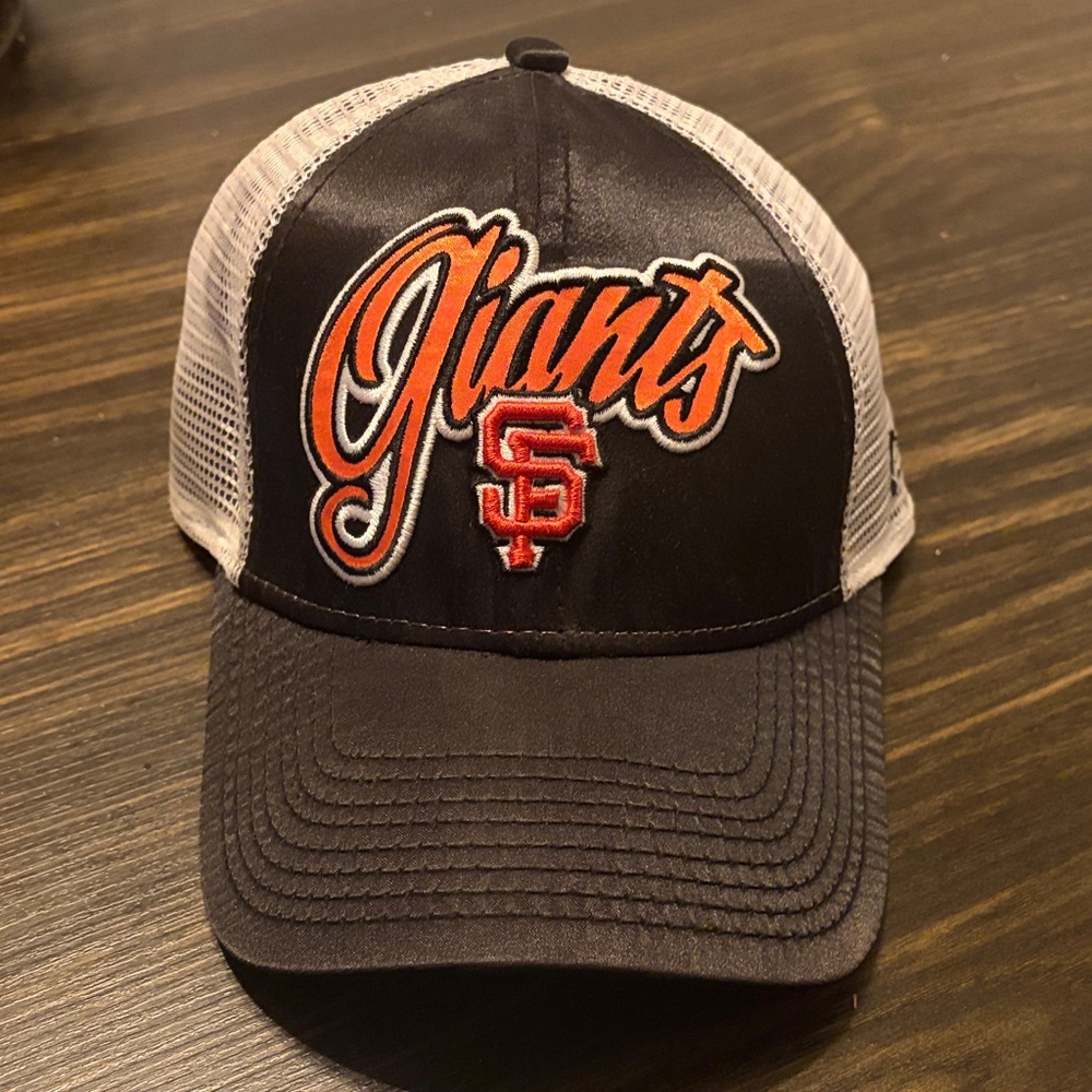 New Era Black and White Giants Hat
